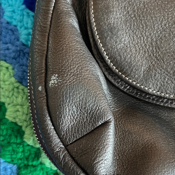 Gun metal metallic Brighton bag - Picture 8 of 11